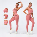 Breathable Women Gym Leggings Fitness Workout Yoga Set